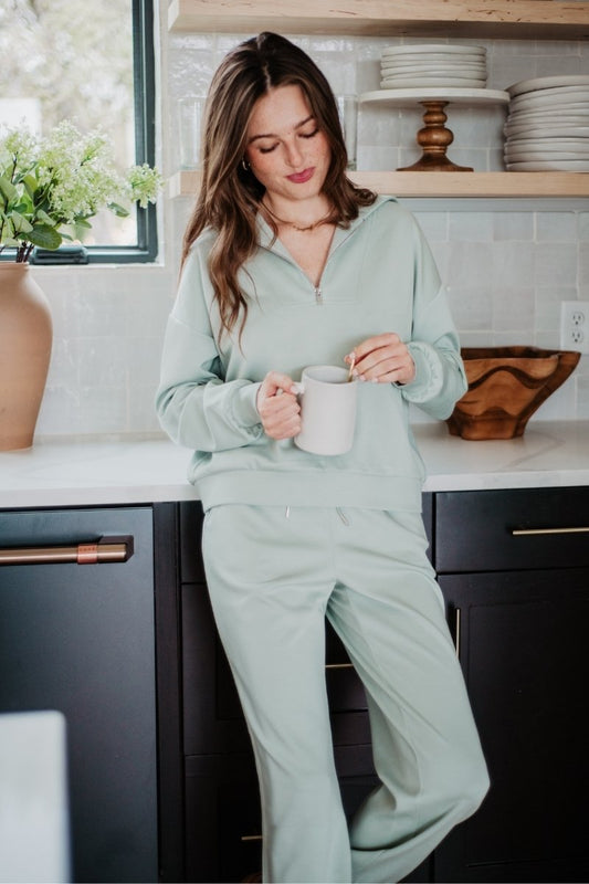 Seafoam Scuba Pants Set