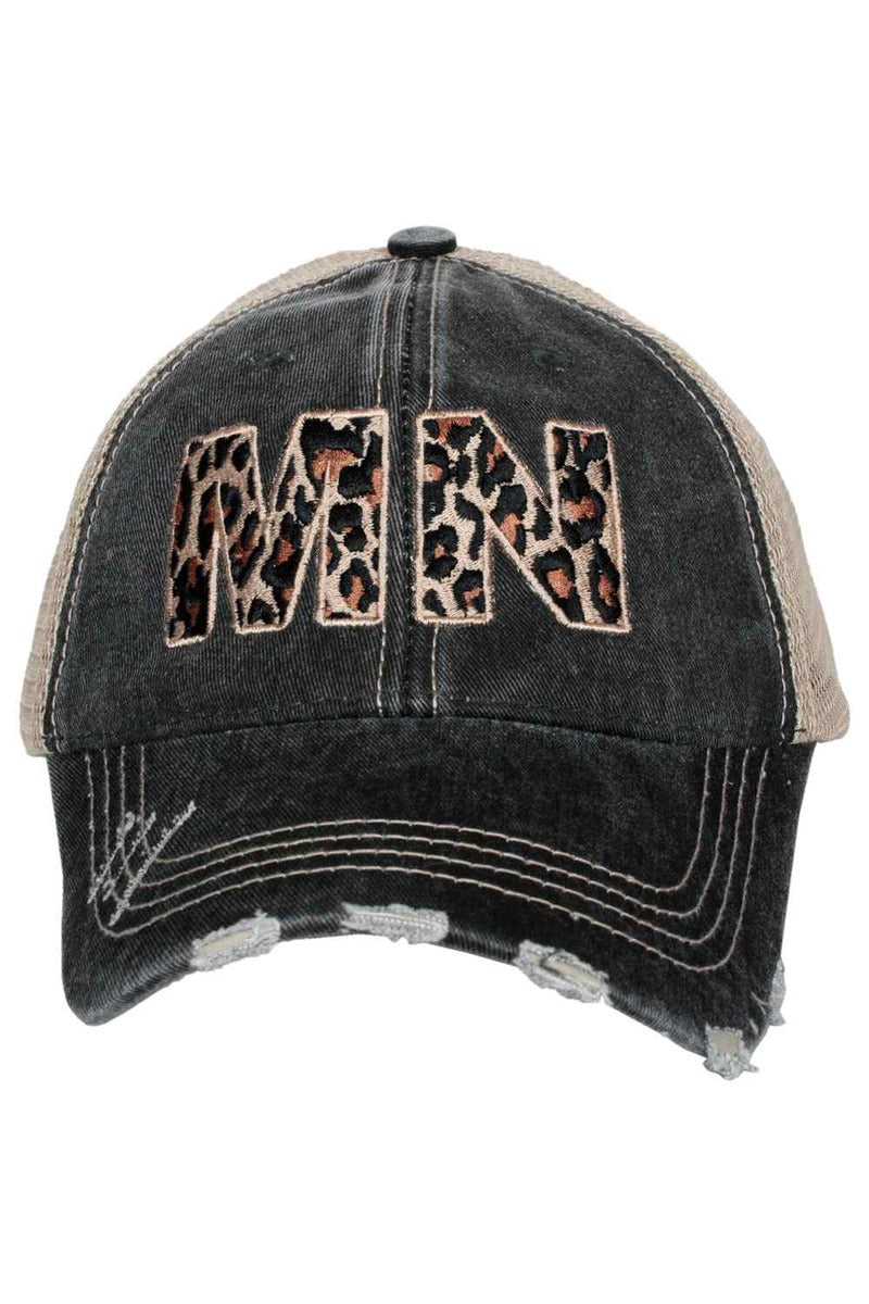 MN Minnesota Leopard Women's Trucker Hat