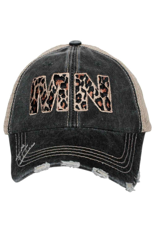 MN Minnesota Leopard Women's Trucker Hat