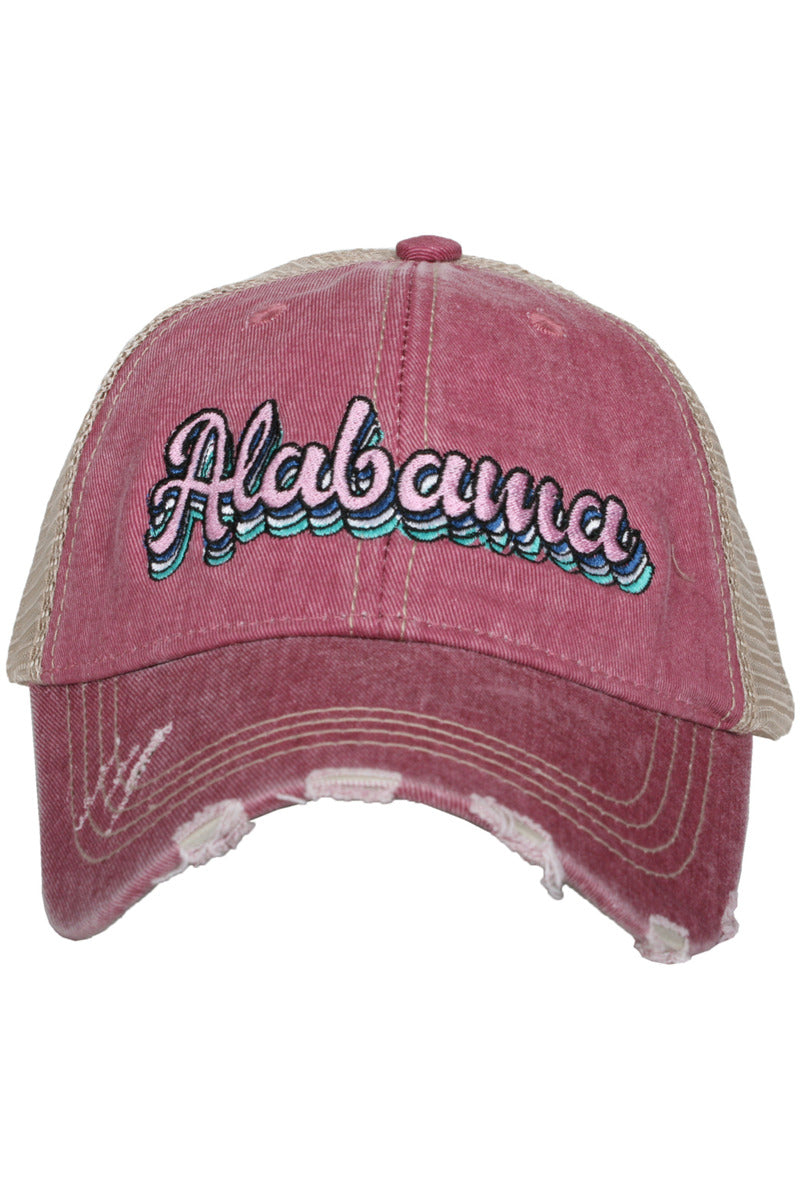 Alabama Layered Women's Trucker Hats