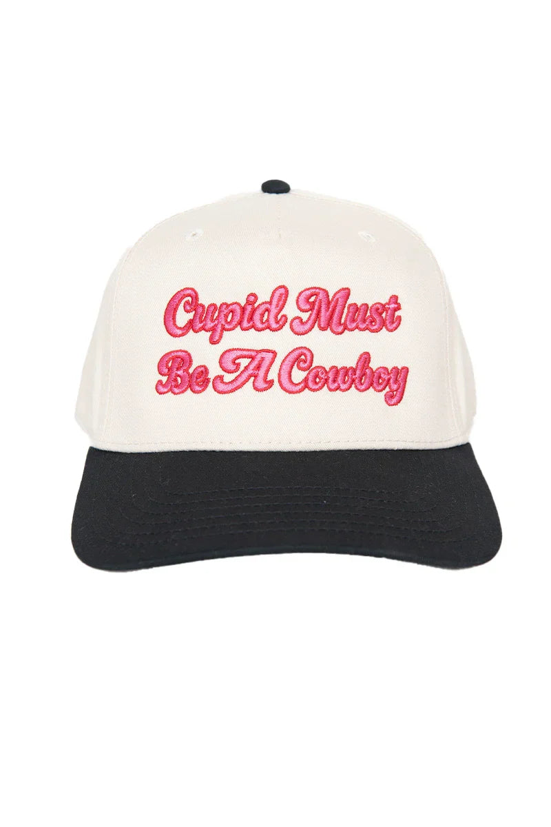 Cupid Must Be A Cowboy Trucker Cap