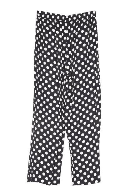 Black & White Polka Dots Boxer Pants