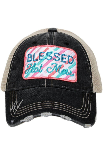 Blessed Hot Mess Women's Trucker Hats