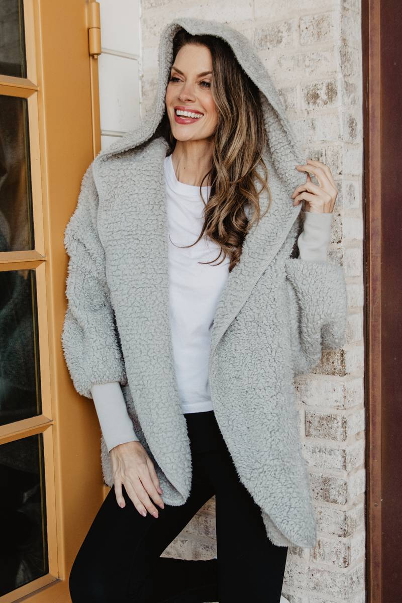 Sherpa Body Wrap/Cardigan for Women Hoodie (7 colors)