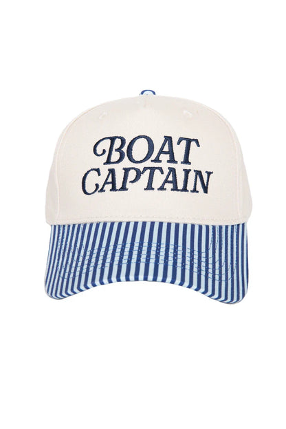 Boat Captain Two-Toned Vintage Hat