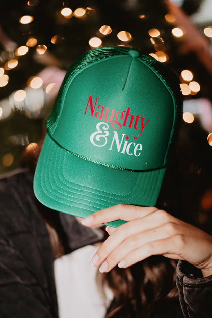 Naughty & Nice Foam Trucker Women's Hat