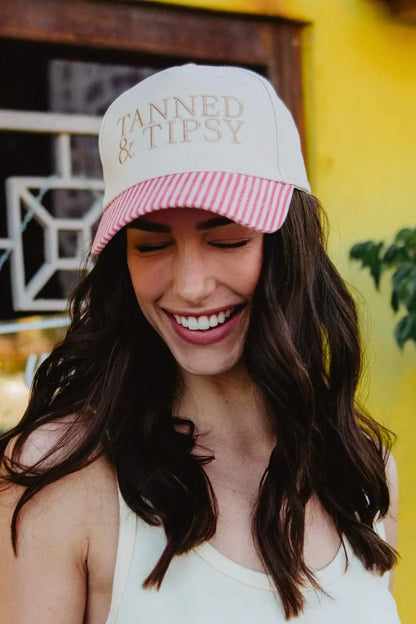 Tanned & Tipsy Vintage Hat