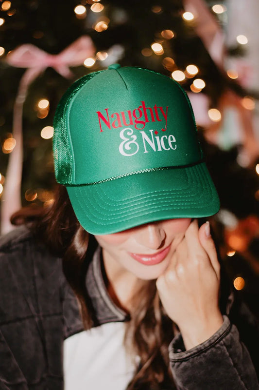 Naughty & Nice Foam Trucker Women's Hat