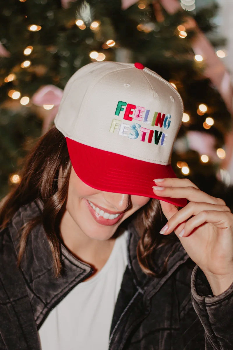 Feeling Festive Vintage Trucker Hats for Women