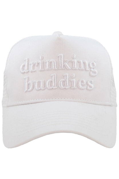 Drinking Buddies 3-D Embroidered Trucker Hat