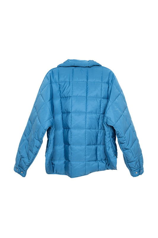 Blue Puffer Pullover for Ladies