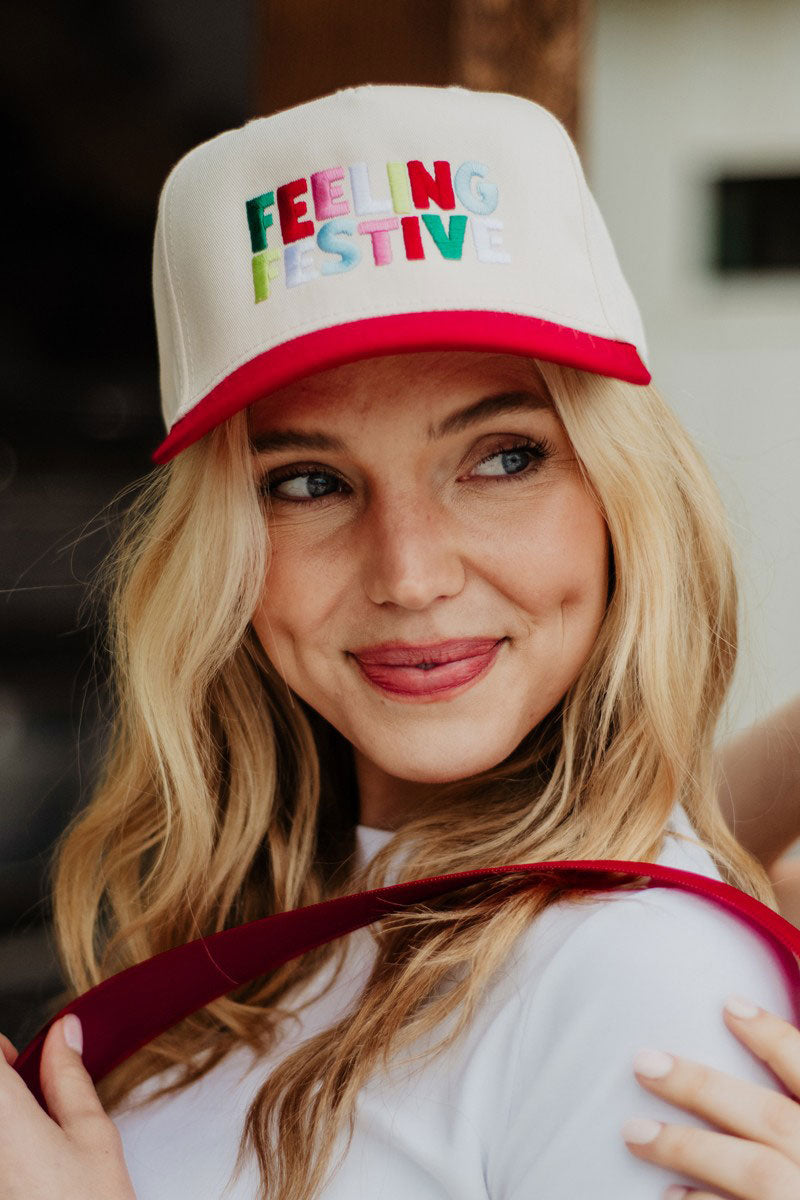 Feeling Festive Vintage Trucker Hats for Women