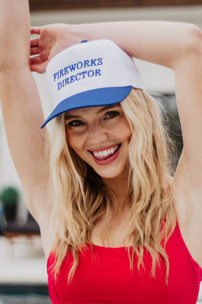 Fireworks Director Two-Toned Hats