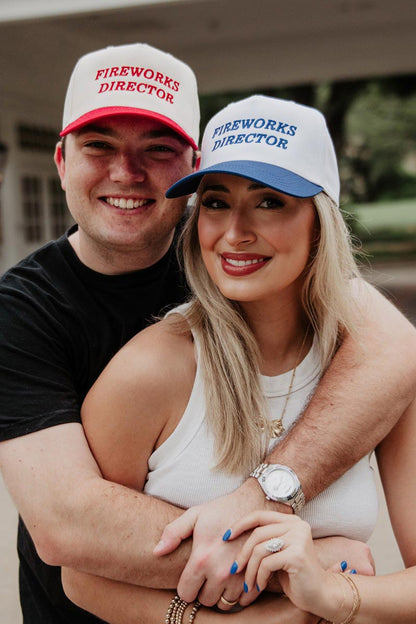 Fireworks Director Two-Toned Hats