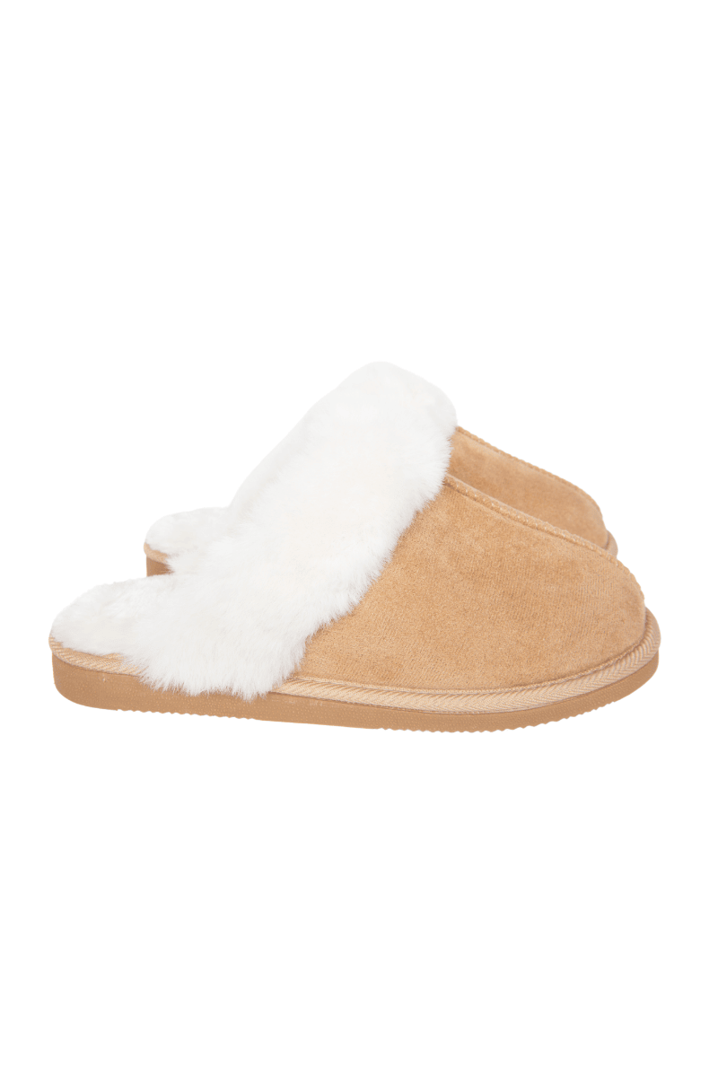 Sand Faux Fur Women's Slippers