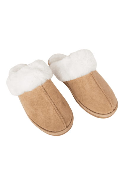 Sand Faux Fur Women's Slippers