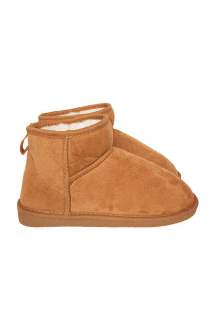 Chestnut Mini Ankle Fur Boots Women