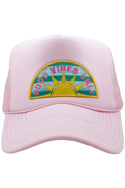 Good Vibes Only Patch Foam Snapback