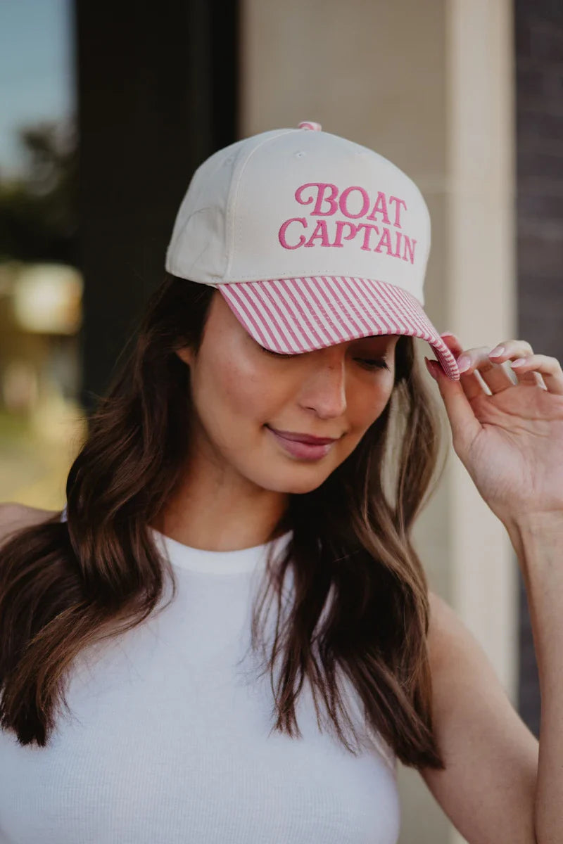 Boat Captain Two-Toned Vintage Hat
