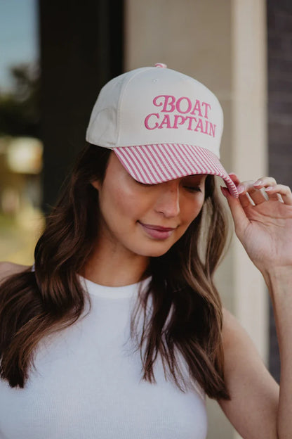Boat Captain Two-Toned Vintage Hat