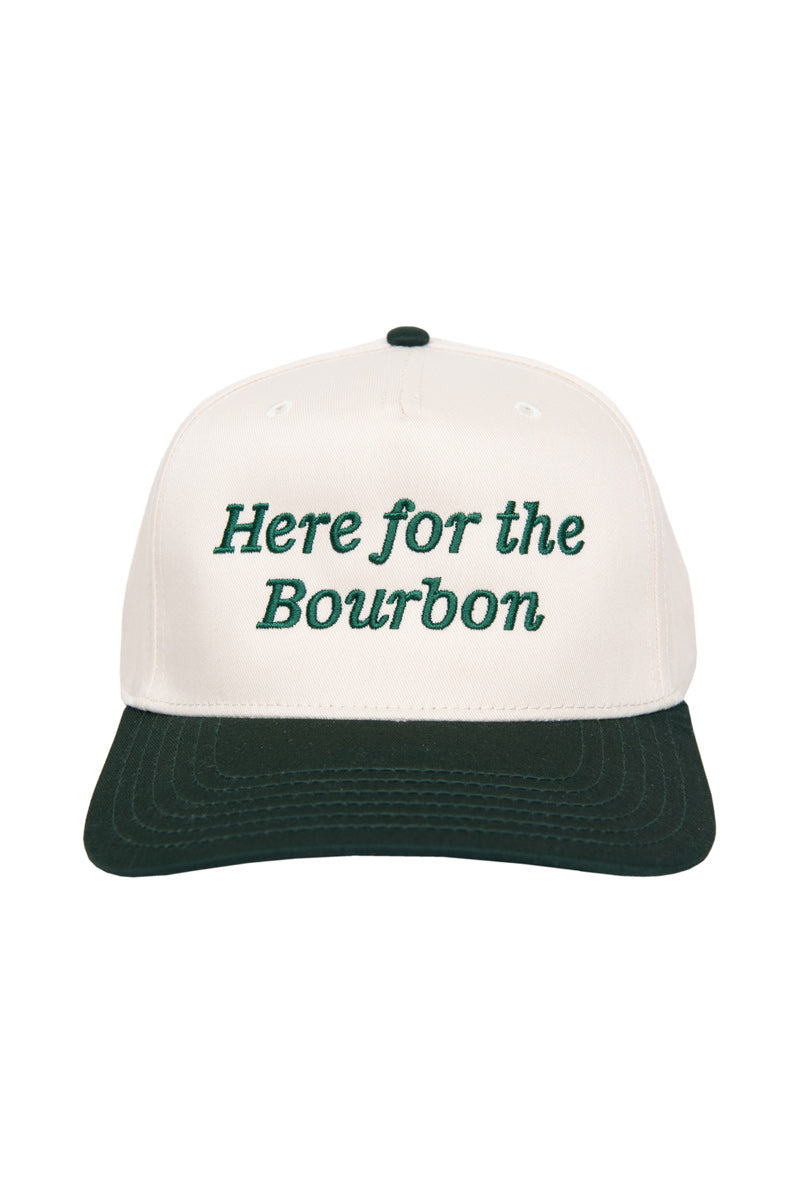 Here For the Bourbon Men's Two Toned Hat