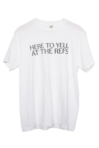 Here To Yell At The Refs Woman Graphic Tee