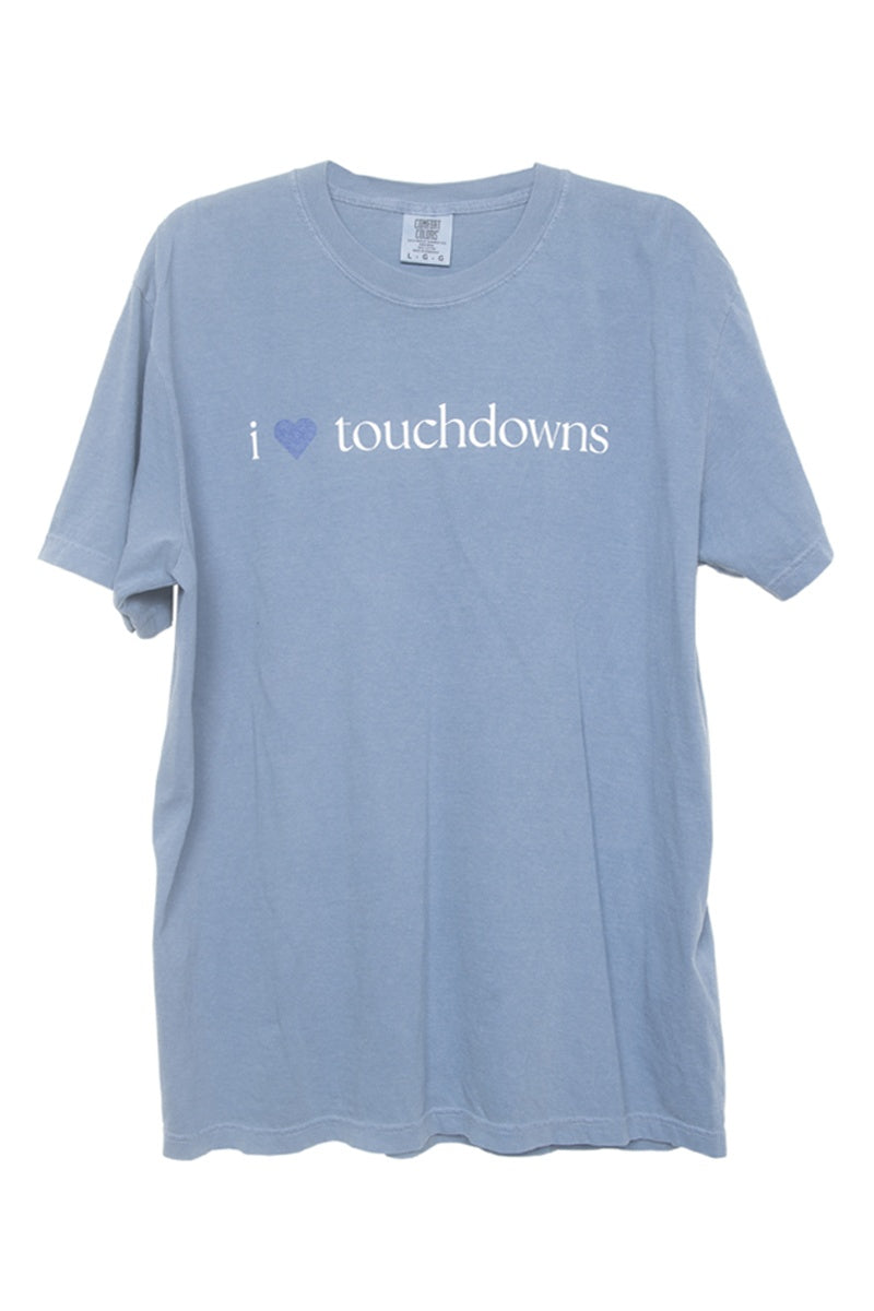 I Heart Touchdowns Women's Graphic Tee