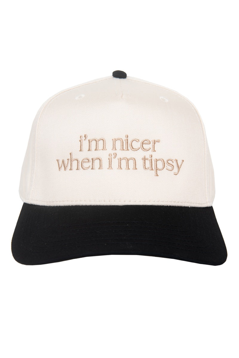 I'm Nicer When I'm Tipsy Retro Trucker Hats