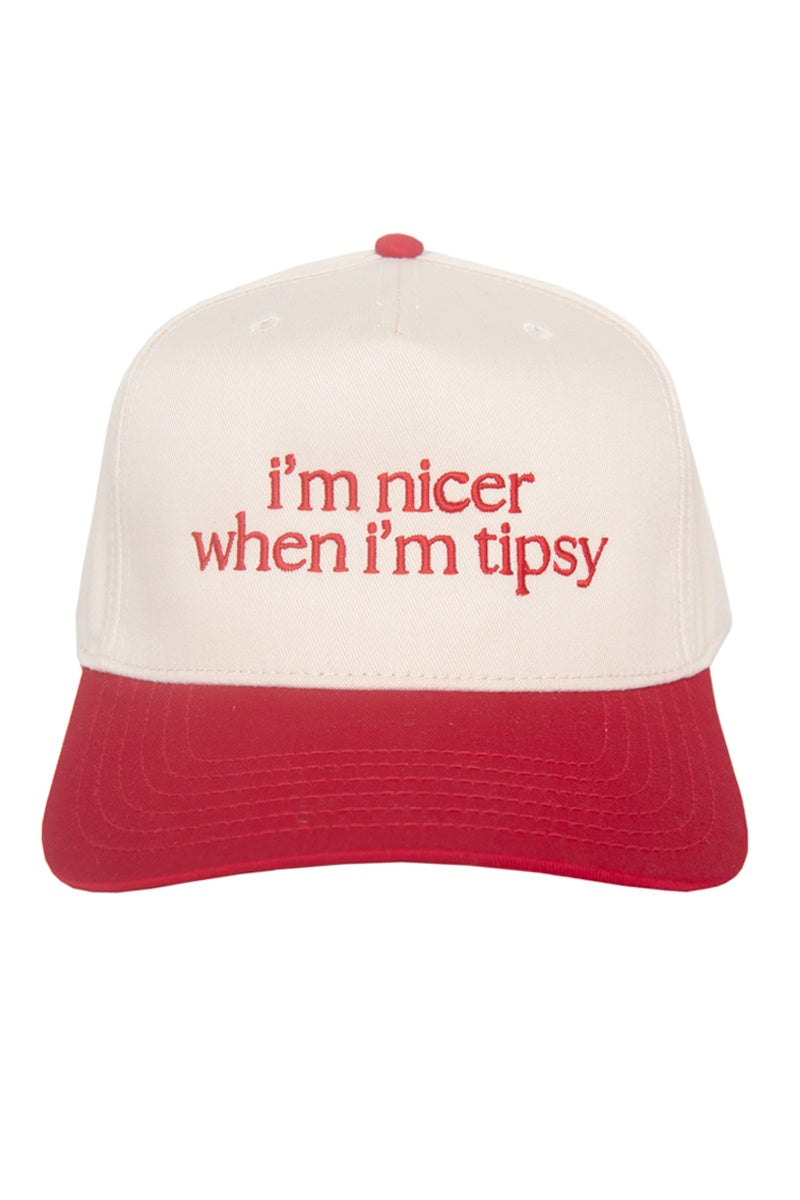 I'm Nicer When I'm Tipsy Retro Trucker Hats