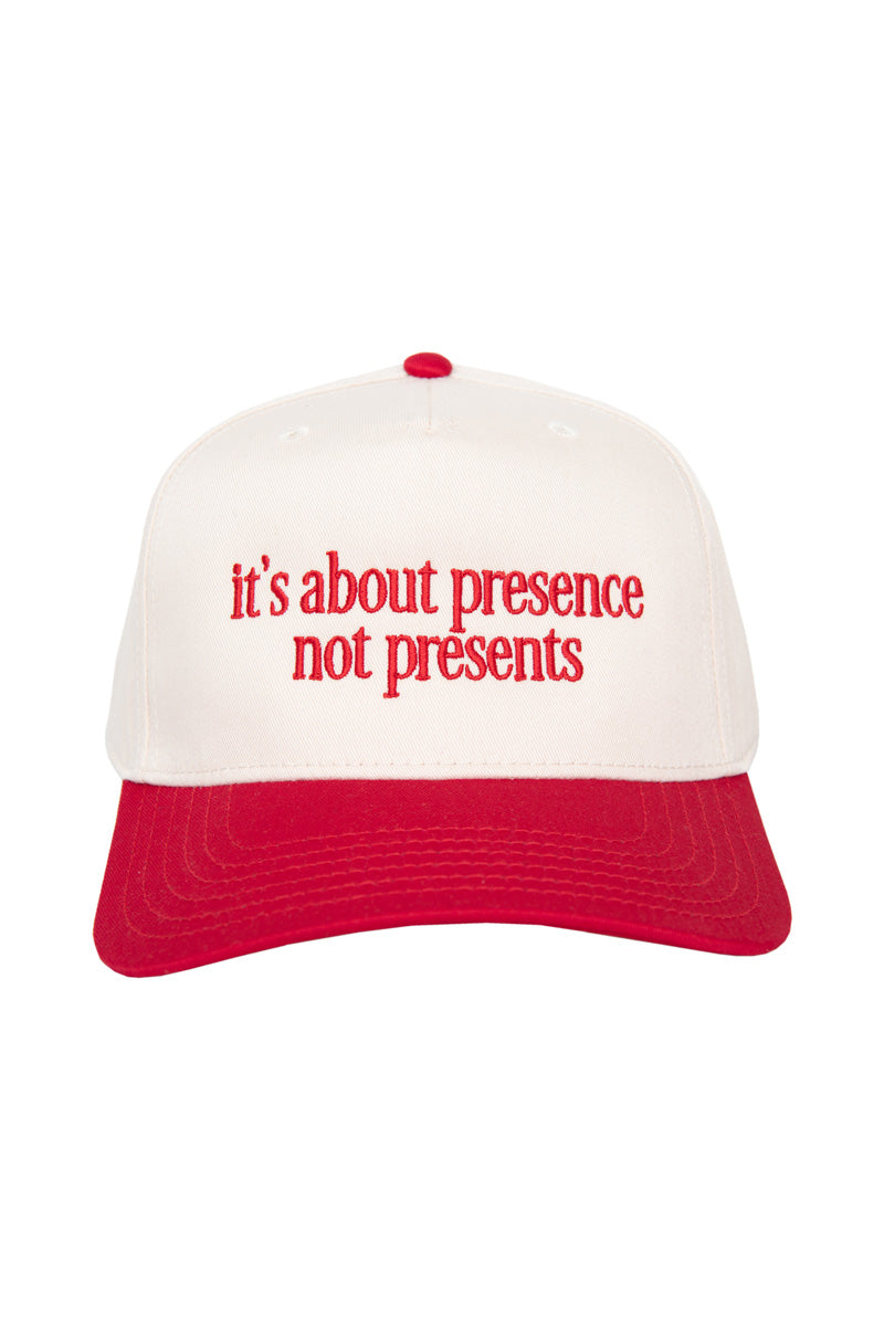 It's About Presence. Not Presents Vintage Hat