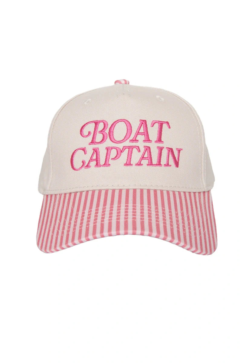 Boat Captain Two-Toned Vintage Hat