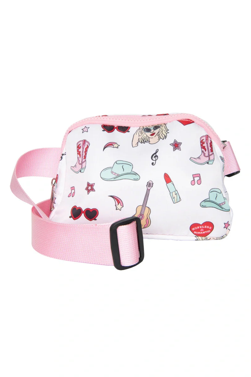 Music Girl Icons Belt Bag