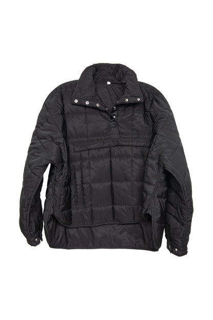 Black Puffer Pullover Jacket