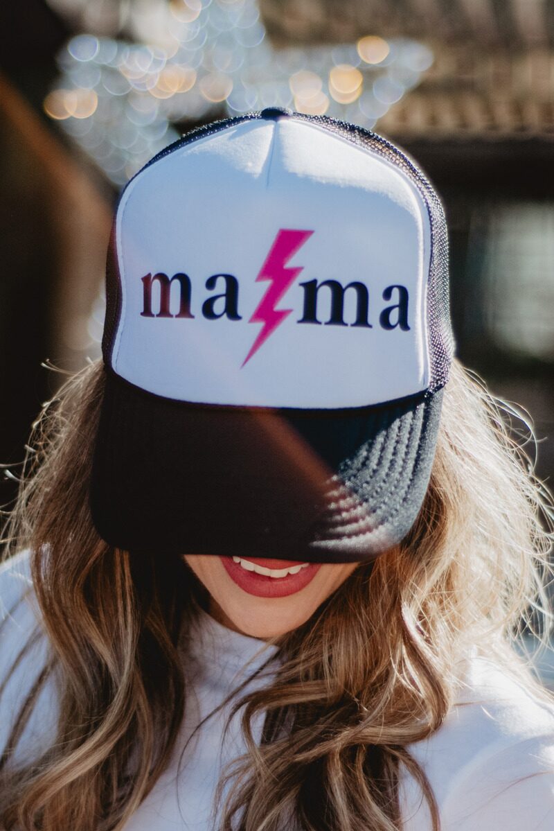 MAMA Lightning Bolt Foam Trucker Hat