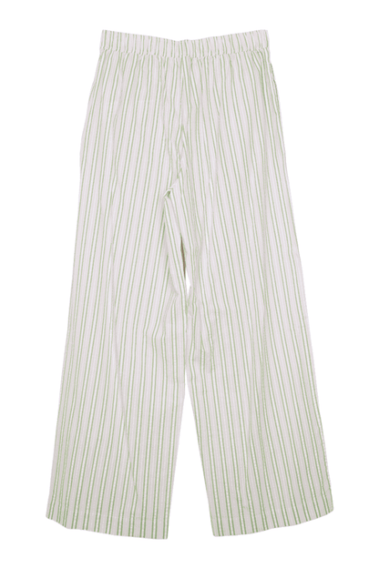 Light Pink and Green Striped Boxer Lounge Pants
