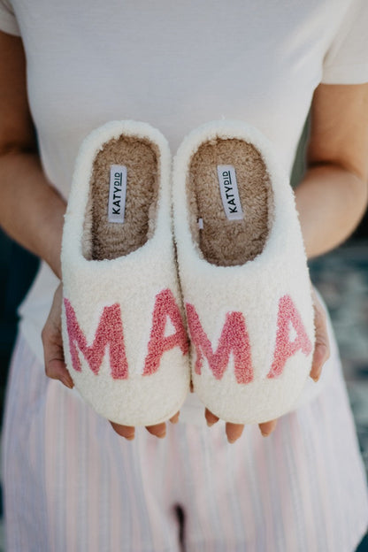 Pink MAMA House Slippers