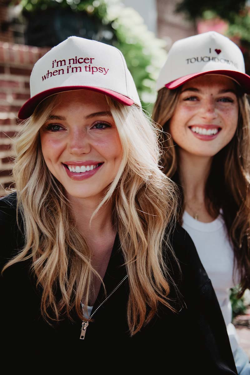 I'm Nicer When I'm Tipsy Retro Trucker Hats