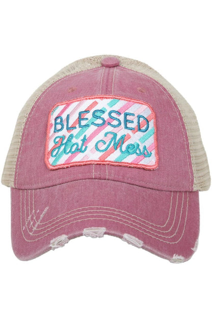 Blessed Hot Mess Women's Trucker Hats