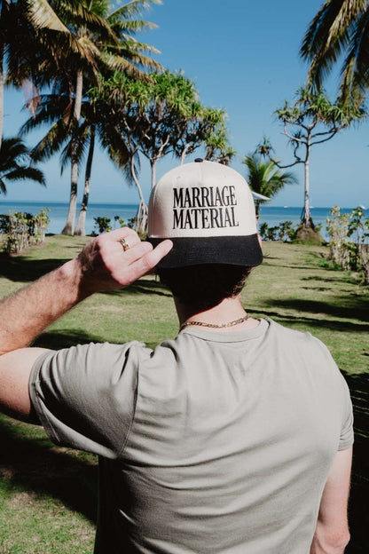 Marriage Material Two-Toned Retro Hat