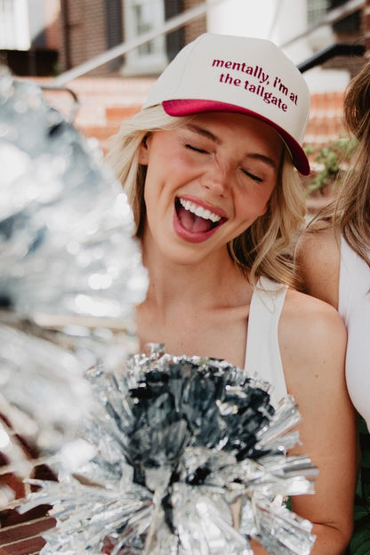Mentally. I'm At The Tailgate Trucker Hat Vintage