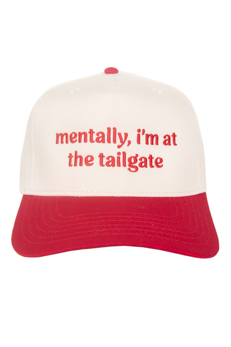 Mentally. I'm At The Tailgate Trucker Hat Vintage