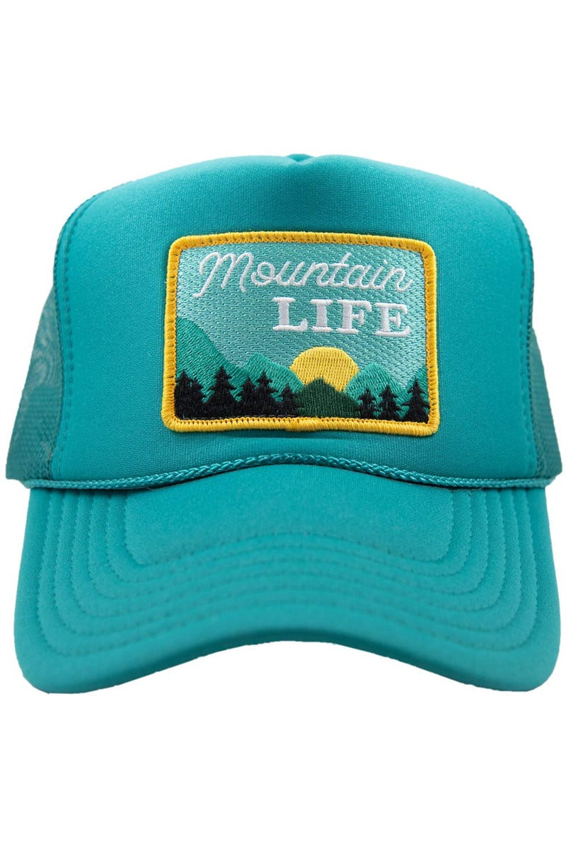 Mountain Life Patch Foam Trucker Hat