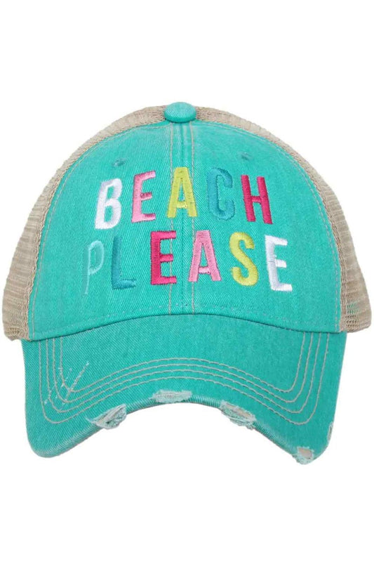 Beach Please (MULTICOLORED) Trucker Hat