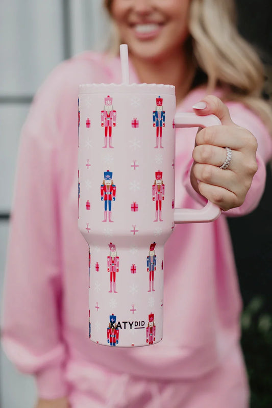 Nutcrackers Christmas 38 Oz Tumbler w/ Handle