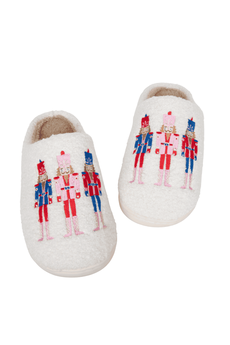 Nutcrackers Holiday Slippers Women