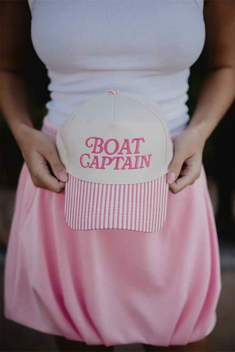 Boat Captain Two-Toned Vintage Hat
