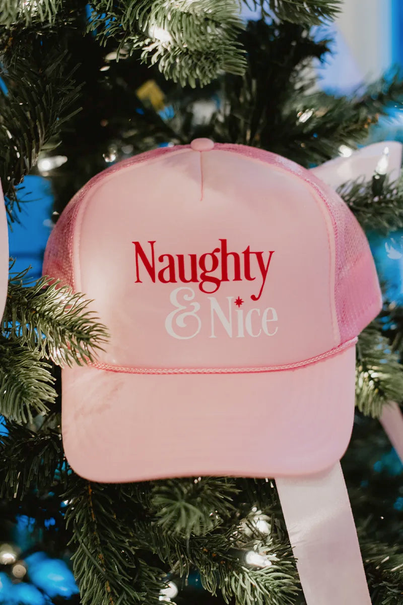 Naughty & Nice Foam Trucker Women's Hat