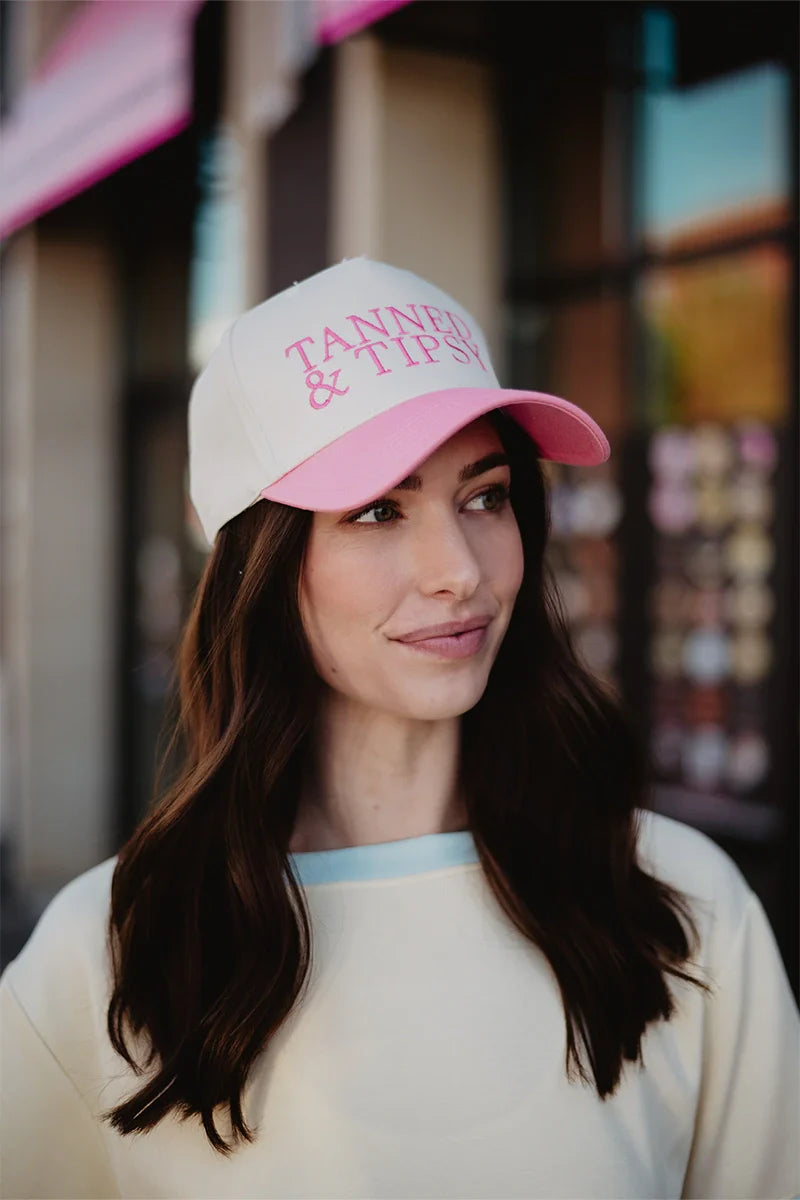 Tanned & Tipsy Vintage Hat