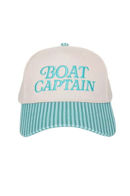 Boat Captain Two-Toned Vintage Hat