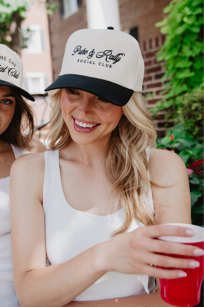 Puke & Rally Social Club Two-Toned Vintage Hat